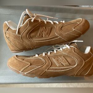 New Balance X Miu Miu 530 SL Suede Sneakers in Cinnamon